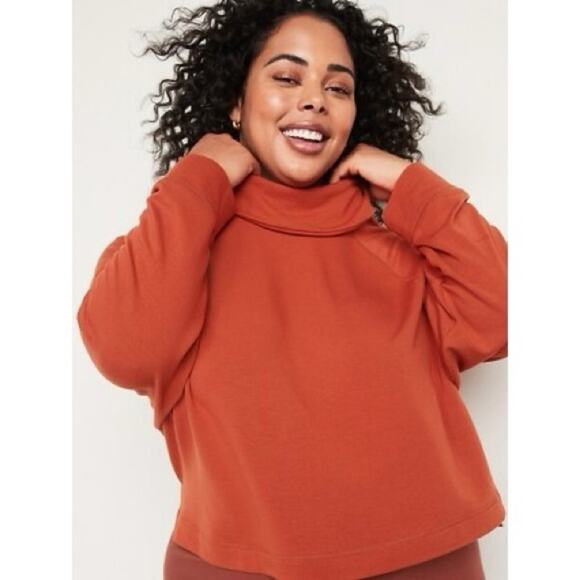 Old Navy Cozy-Knit Cowl-Neck Lounge Top 2X NWT - Picture 1 of 8